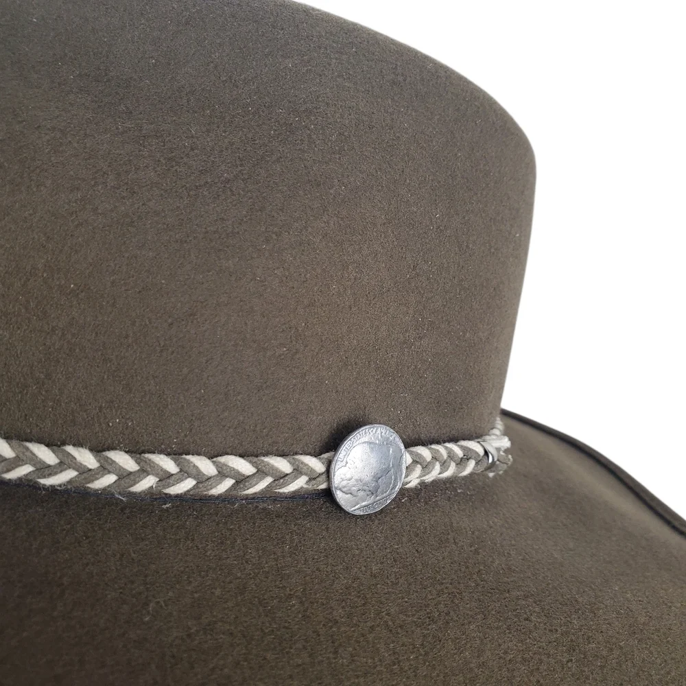 Stetson Rawhide XXX Buffalo Western Cowboy Hat. Mink. 61. NWOT - Picture 7 of 11